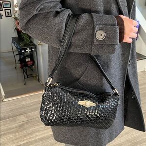 Elliott Lucca Black Woven Bag